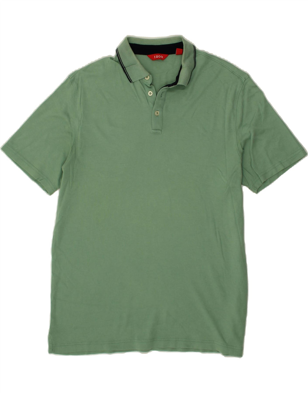 IZOD Mens Polo Shirt Medium Green Cotton Vintage Izod and Second-Hand Izod from Messina Hembry 