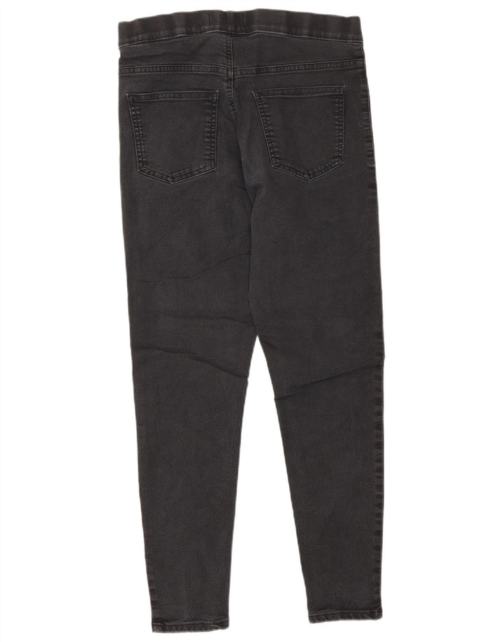 Calça jeans feminina Marks & Spencer UK 14 médio W28 L26 algodão preto