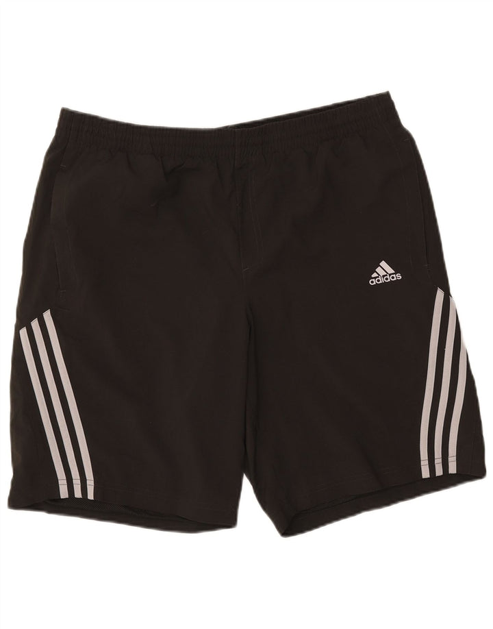 Adidas Masculino Clima 365 Shorts De Natação Grande Preto Colorblock Poliéster