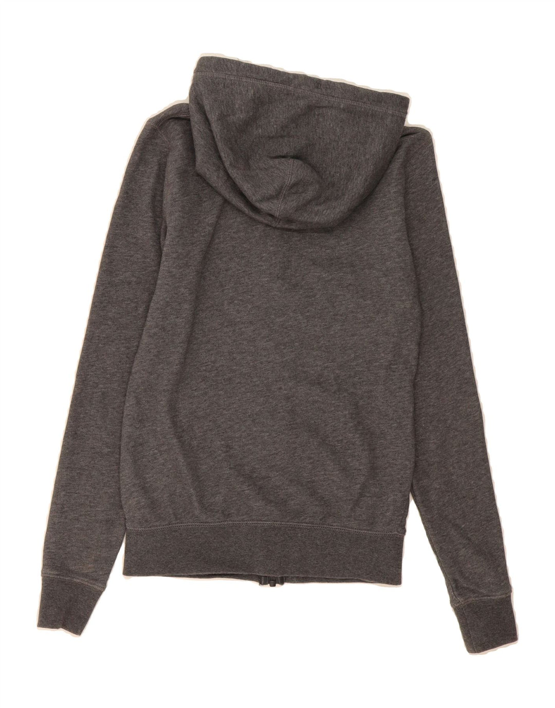 NIKE Womens Zip Hoodie Sweater UK 6 XS Grey Cotton Vintage Nike and Second-Hand Nike from Messina Hembry 