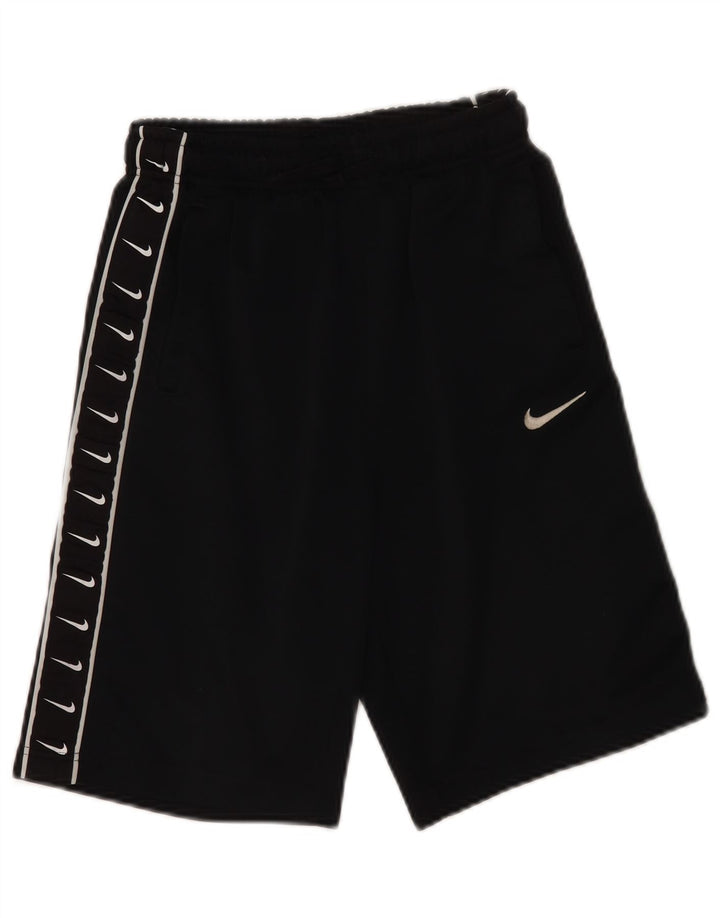Shorts esportivos gráficos Nike Boys 13-14 anos XL preto poliéster