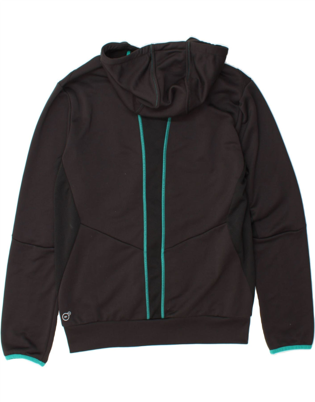 PUMA Mens Zip Hoodie Sweater Medium Black Polyester Vintage Puma and Second-Hand Puma from Messina Hembry 
