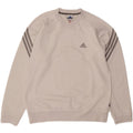 ADIDAS Mens Loose Fit Moletom Jumper UK 36/38 Pequeno Poliéster Branco