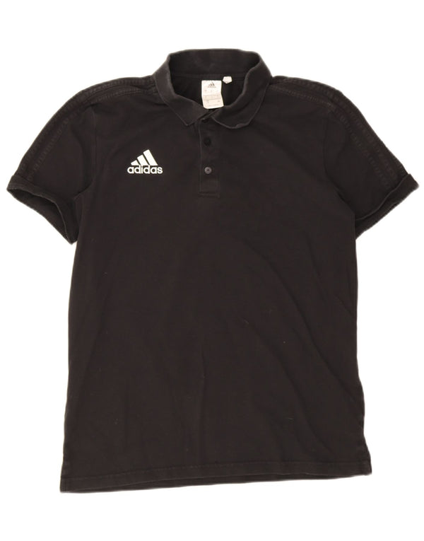 Adidas Mens Climalite Polo Grande Algodão Preto