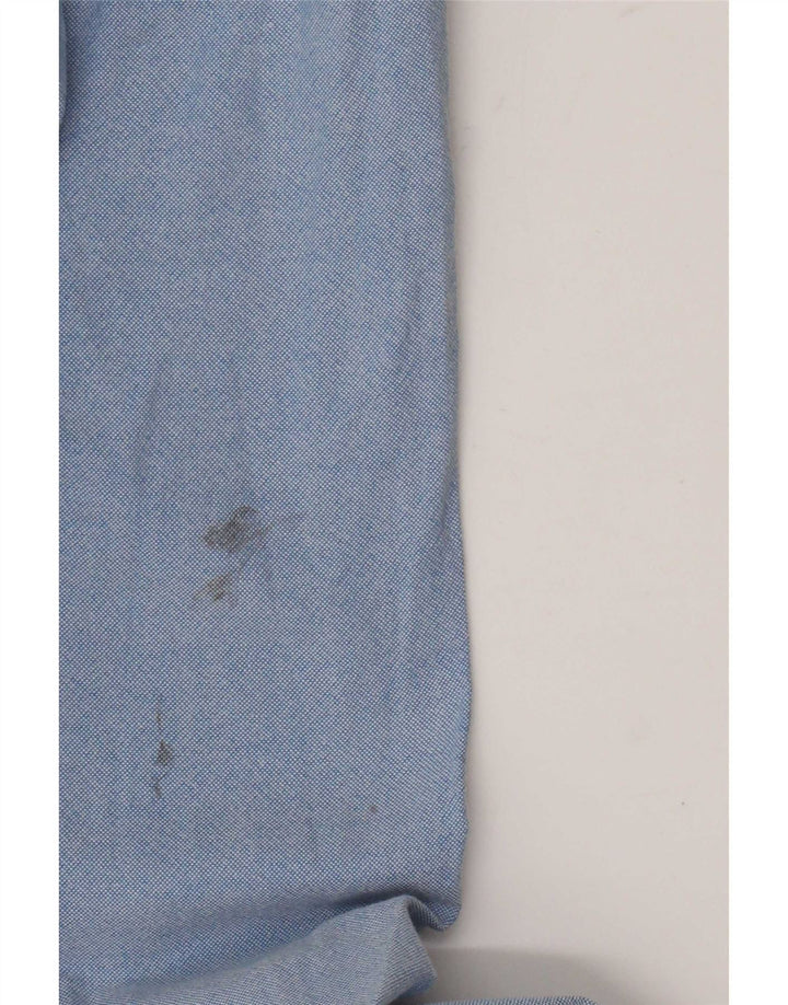 Camisa masculina Chaps algodão azul médio