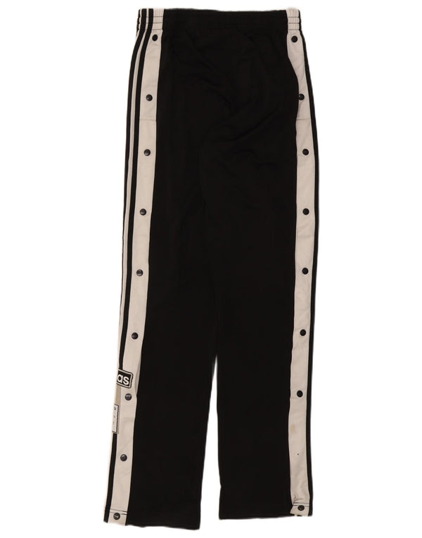Adidas Womens Graphic Tracksuit Calças UK 8 Small Black Colourblock