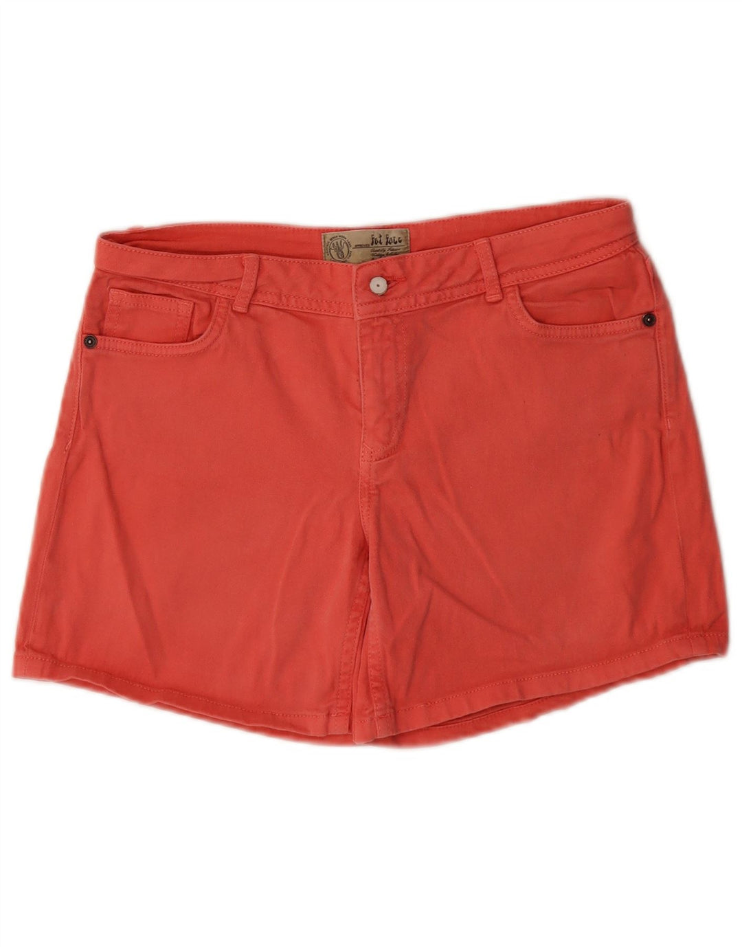 Shorts casuais femininos Fat Face UK 10 pequenos W30 rosa