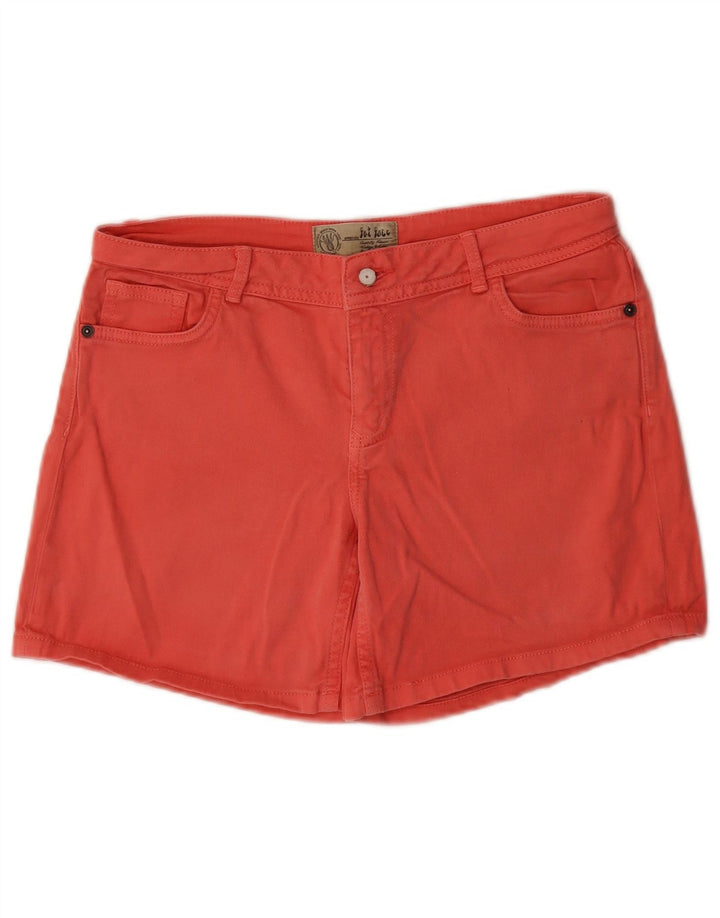 Shorts casuais femininos Fat Face UK 10 pequenos W30 rosa