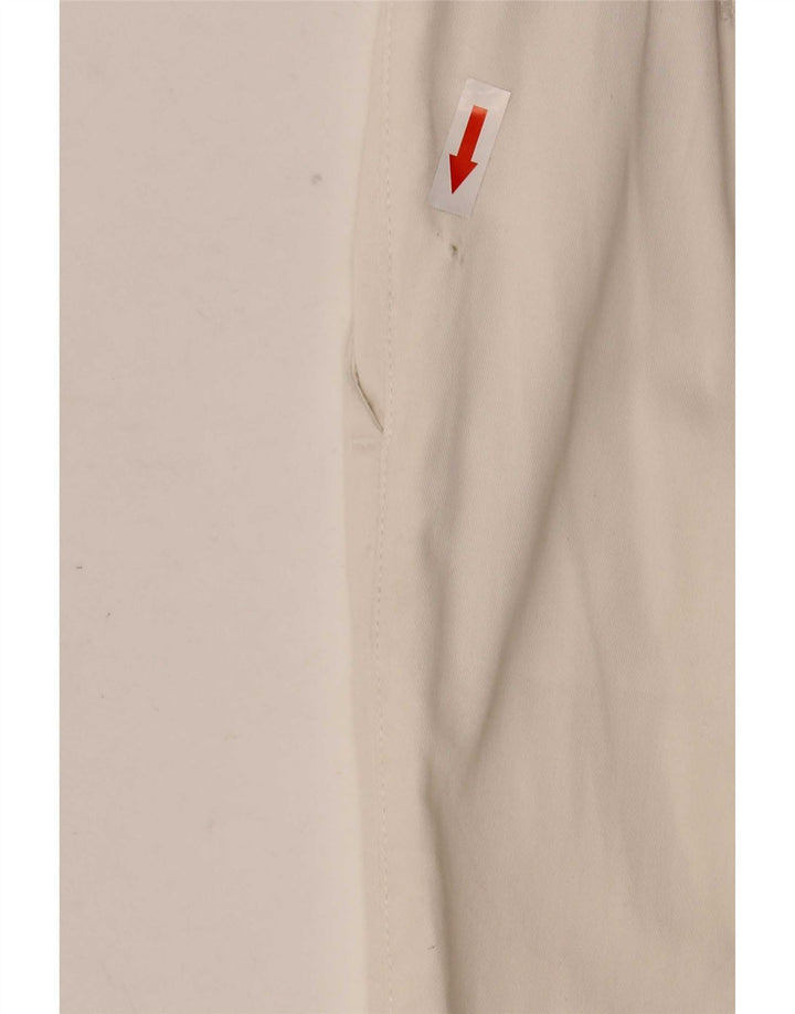 Calça chino reta feminina North Sails IT 44 médio W32 L25 branco