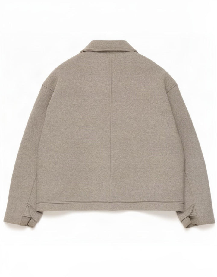 Jaqueta bomber feminina Zara UK 16 grande algodão cinza