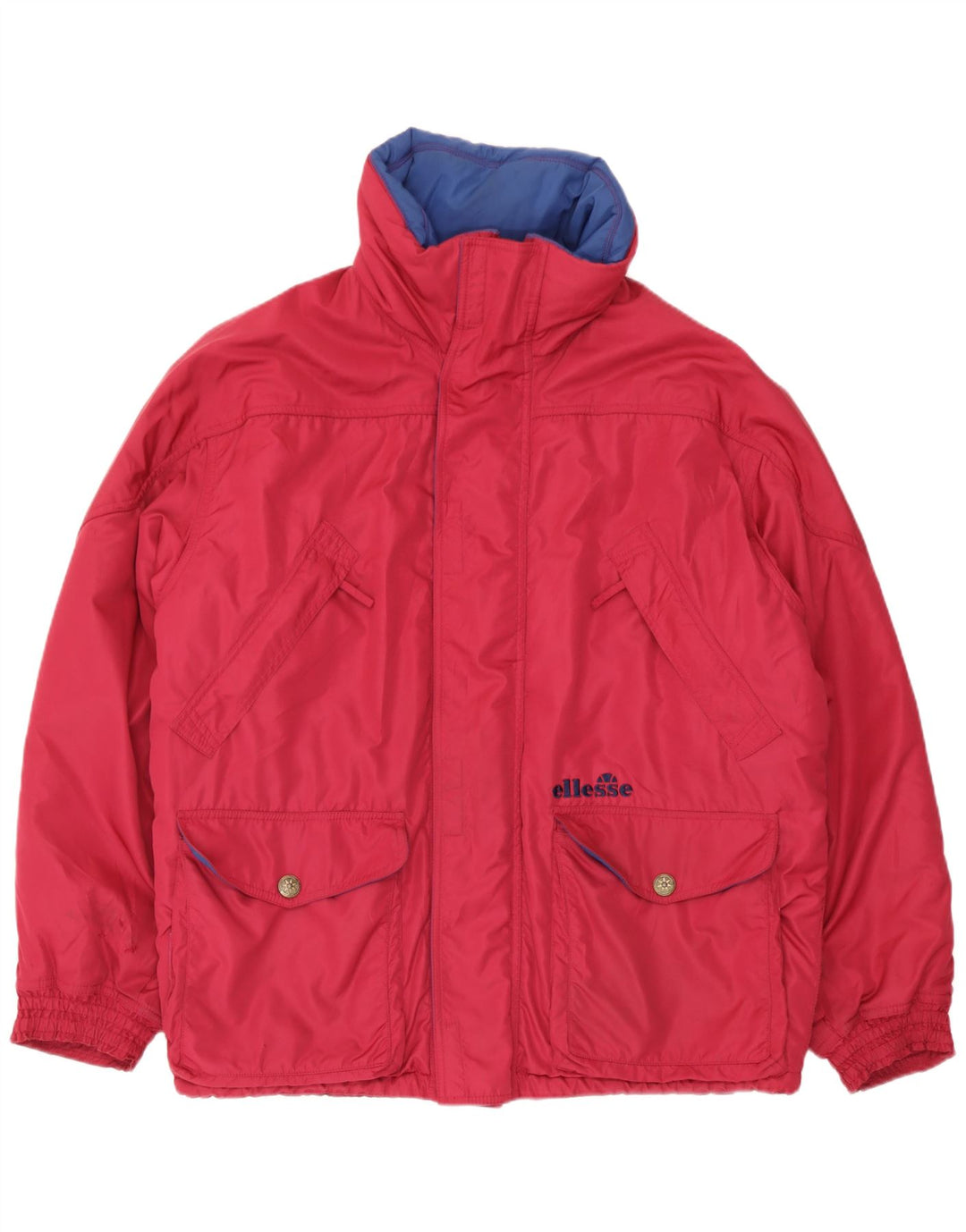 Jaqueta de esqui masculina Ellesse UK 40 grande poliéster rosa