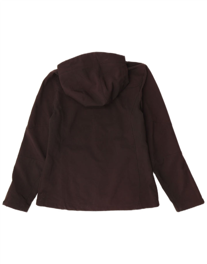 Jaqueta corta-vento feminina com capuz Mountain Warehouse Reino Unido 14 grande preta