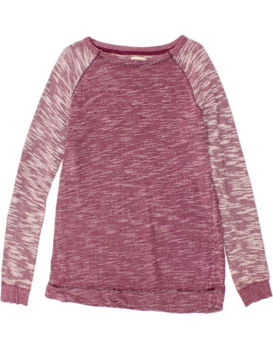 CHAMPION Womens Sweatshirt Jumper UK 10 Small Purple Flecked Cotton Vintage Champion and Second-Hand Champion from Messina Hembry 