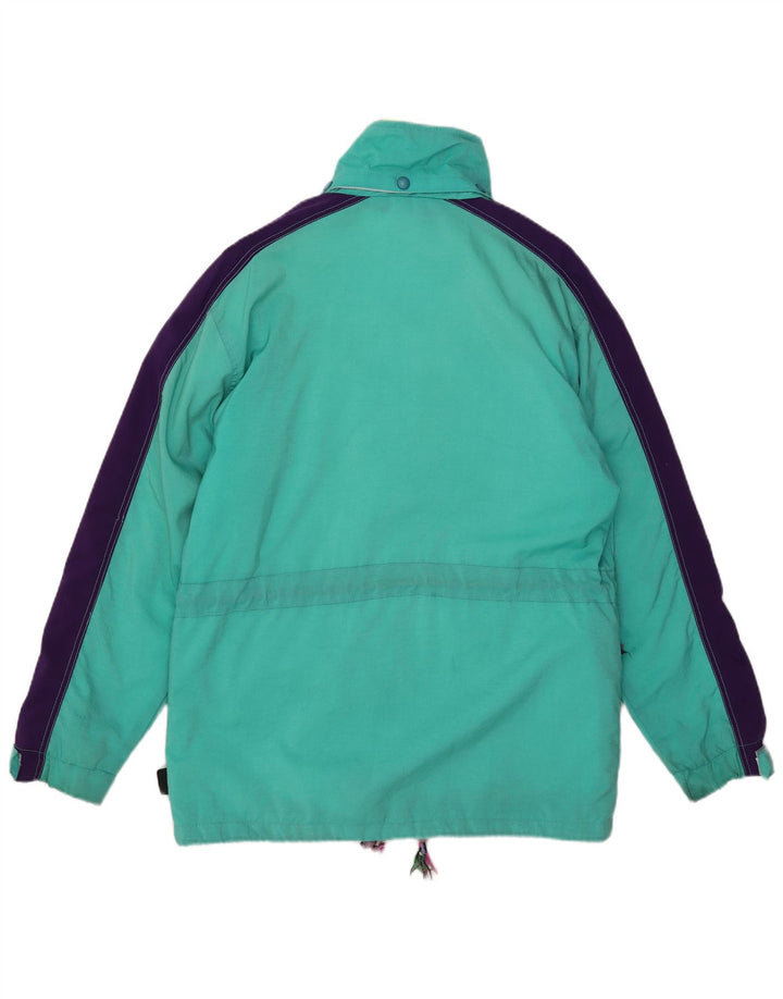 Jaqueta de esqui masculina com capuz Great Escapes IT 48 Medium Green Colourblock