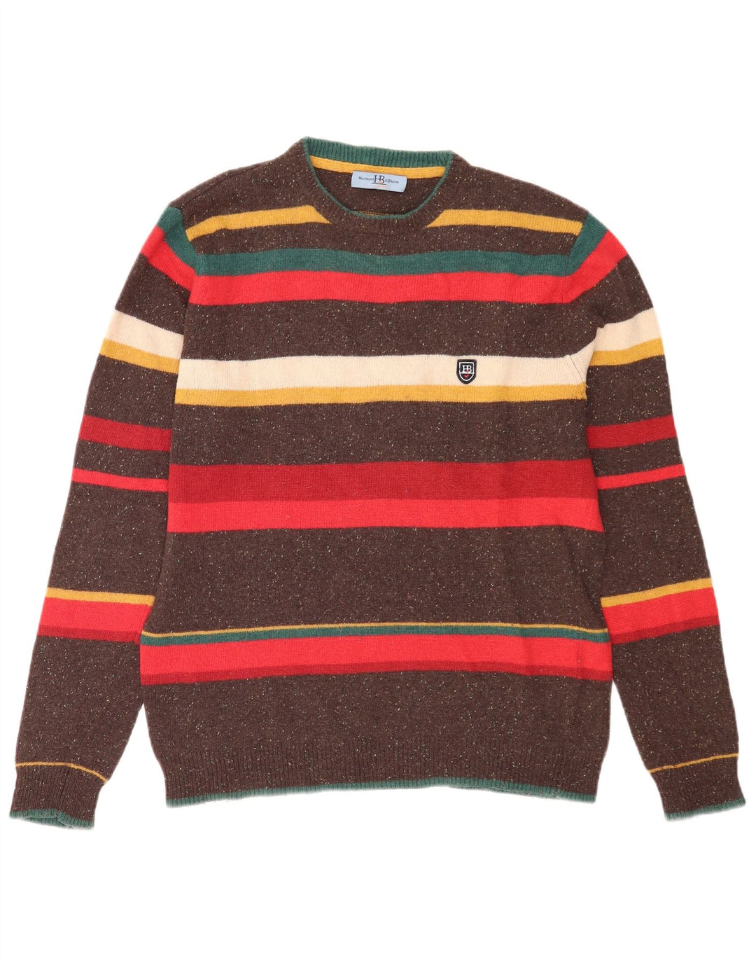 Suéter masculino Harmont & Blaine com gola redonda XL listrado multicolorido