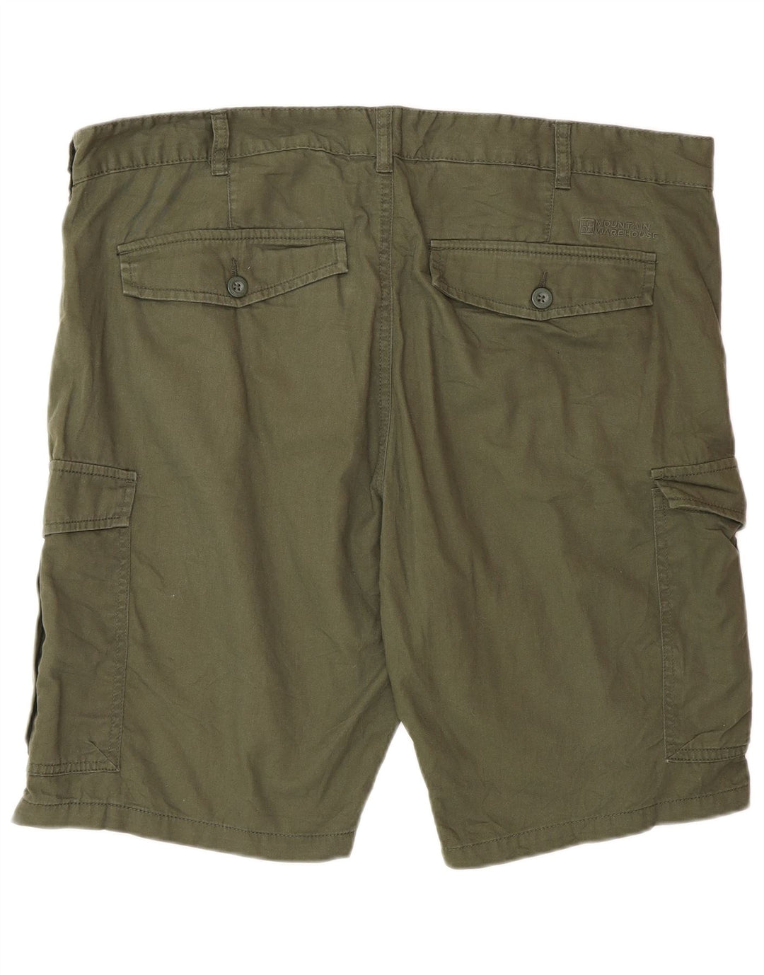 Shorts cargo masculino Mountain Warehouse W40 XL algodão verde