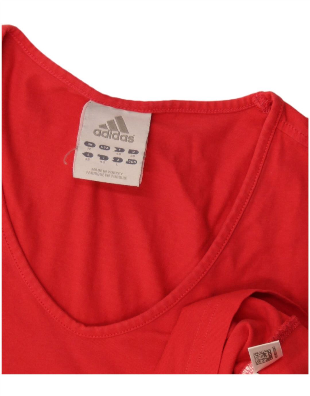 Camiseta Adidas Feminina Graphic Top UK 12 Médio Vermelho