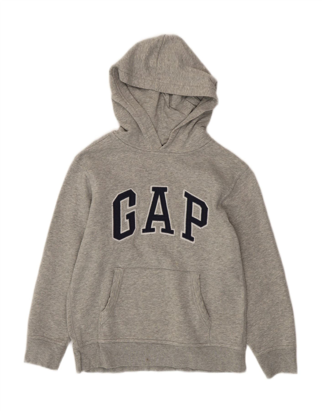 Suéter gráfico com capuz GAP Boys 9-10 anos grande algodão cinza