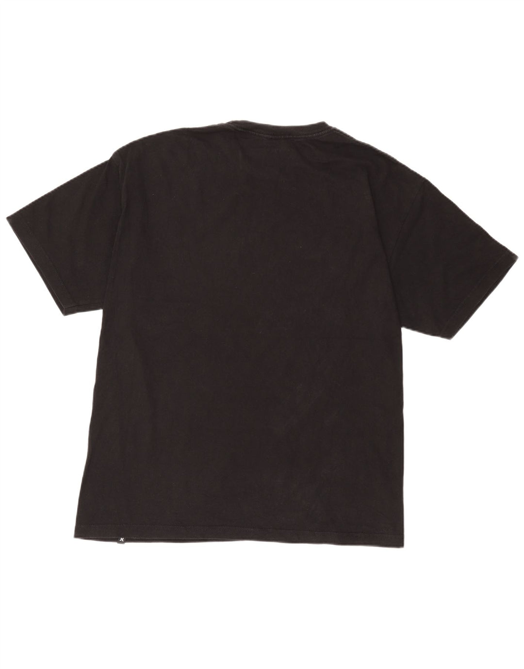 Hurley Camiseta masculina gráfica grande preta