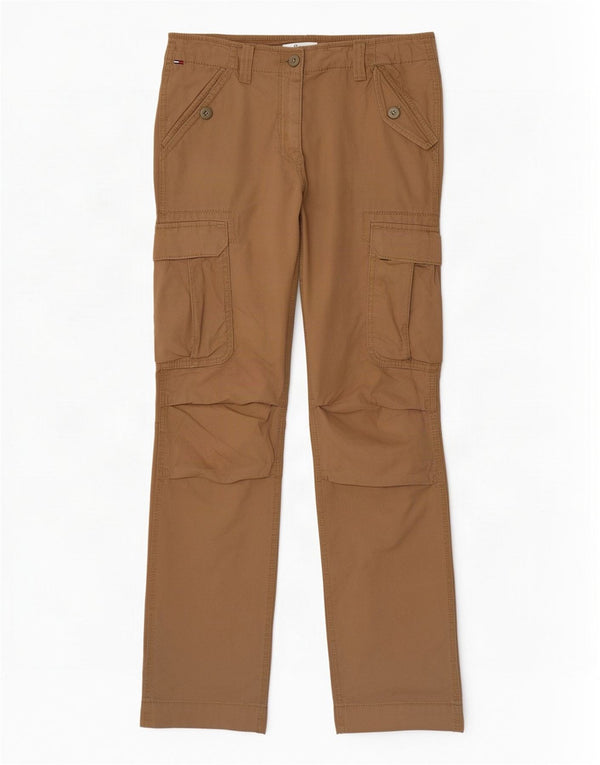 Calça cargo masculina reta Tommy Hilfiger W32 L32 algodão bege