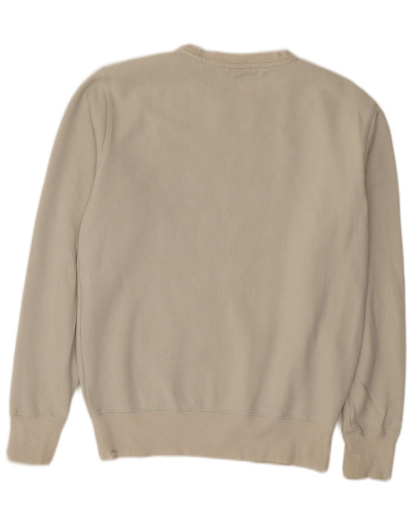 Ellesse moletom masculino gráfico jumper pequeno algodão branco