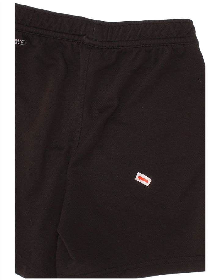 Shorts esportivos PUMA para meninos 7-8 anos preto colorblock poliéster