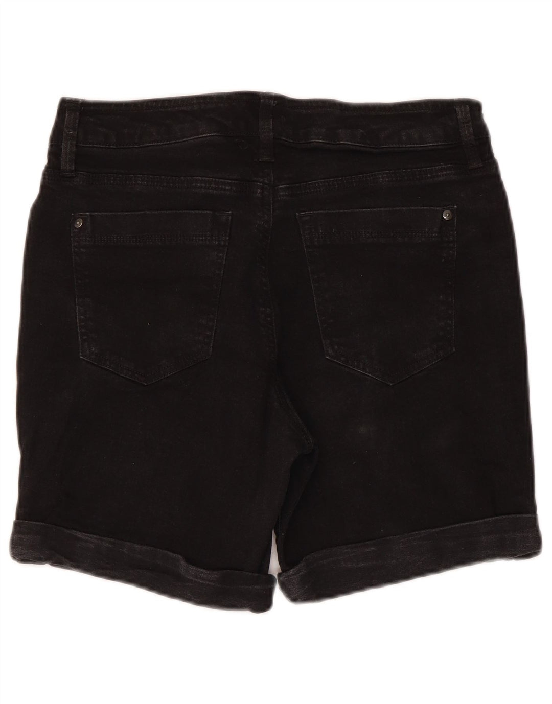 Shorts jeans feminino Dkny US 12 grande W30 algodão preto