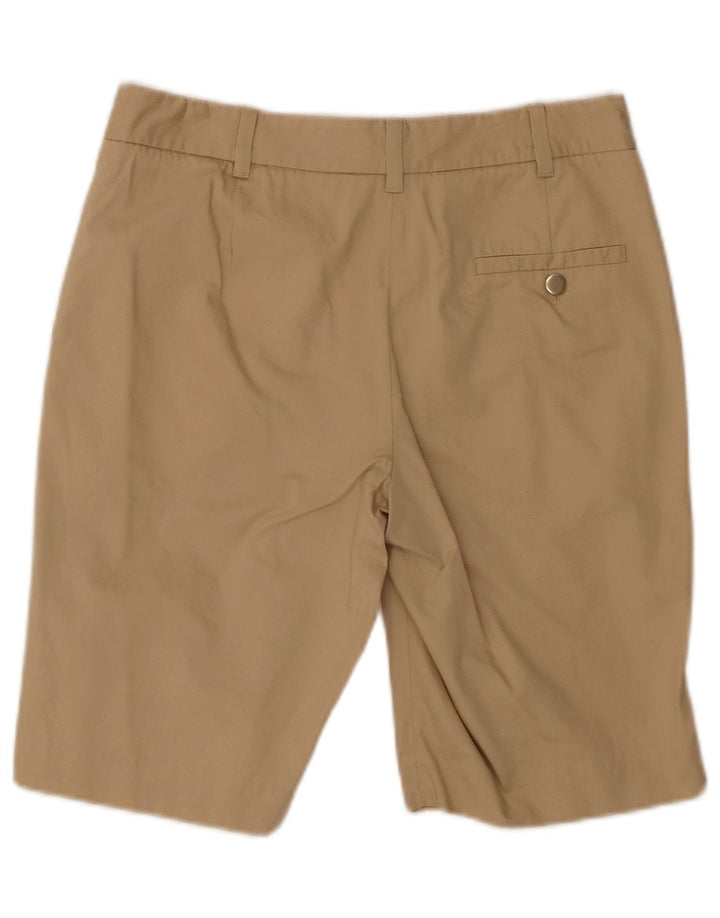 Shorts Chino feminino Massimo Dutti W26 pequeno algodão bege