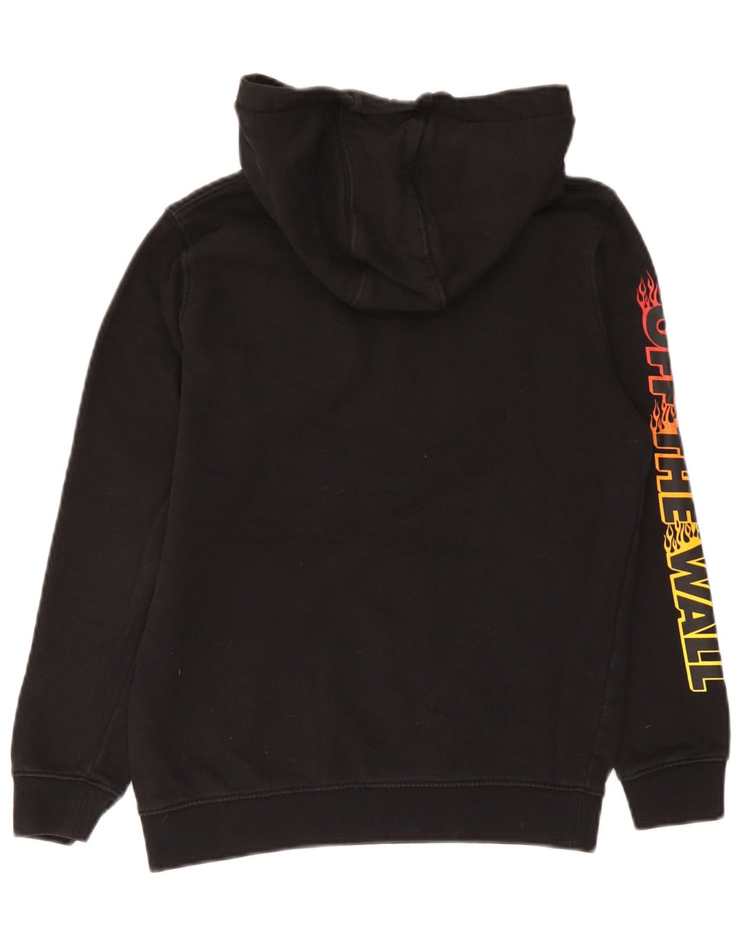 Vans feminino gráfico moletom com capuz UK 12 médio preto