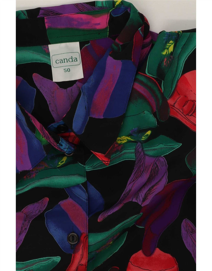 C&A Blusa feminina Canda com estampa abstrata EU 50 3XL multicolorida