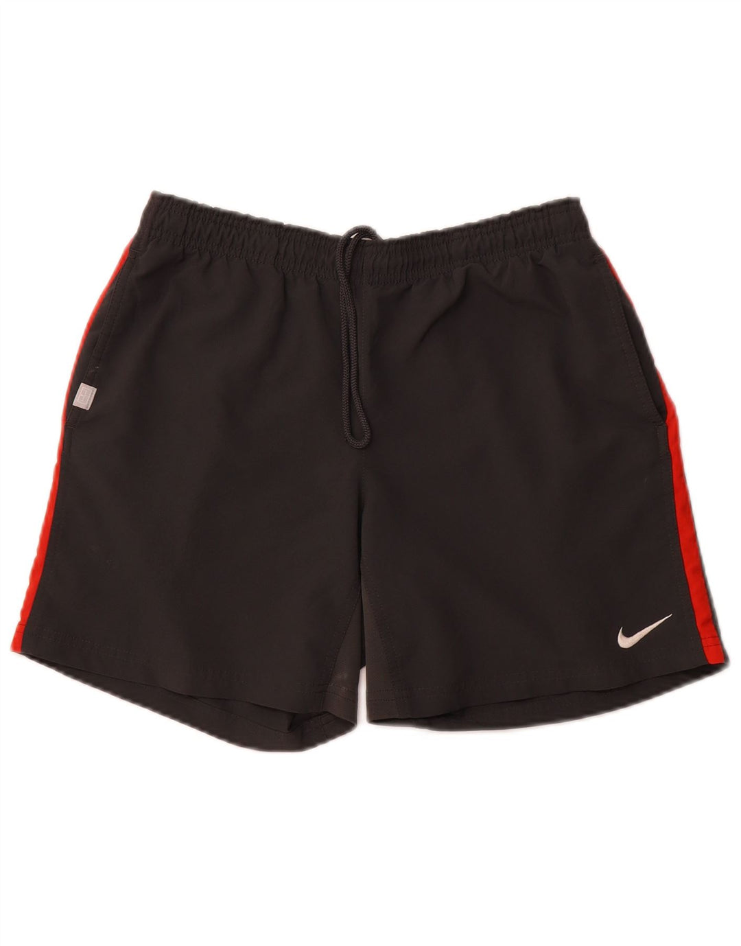 NIKE Mens Sport Shorts Médio Cinza Colourblock Poliéster