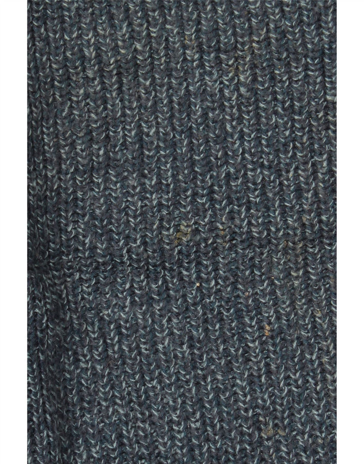 Suéter masculino Marks & Spencer com gola redonda 2XL acrílico manchado azul