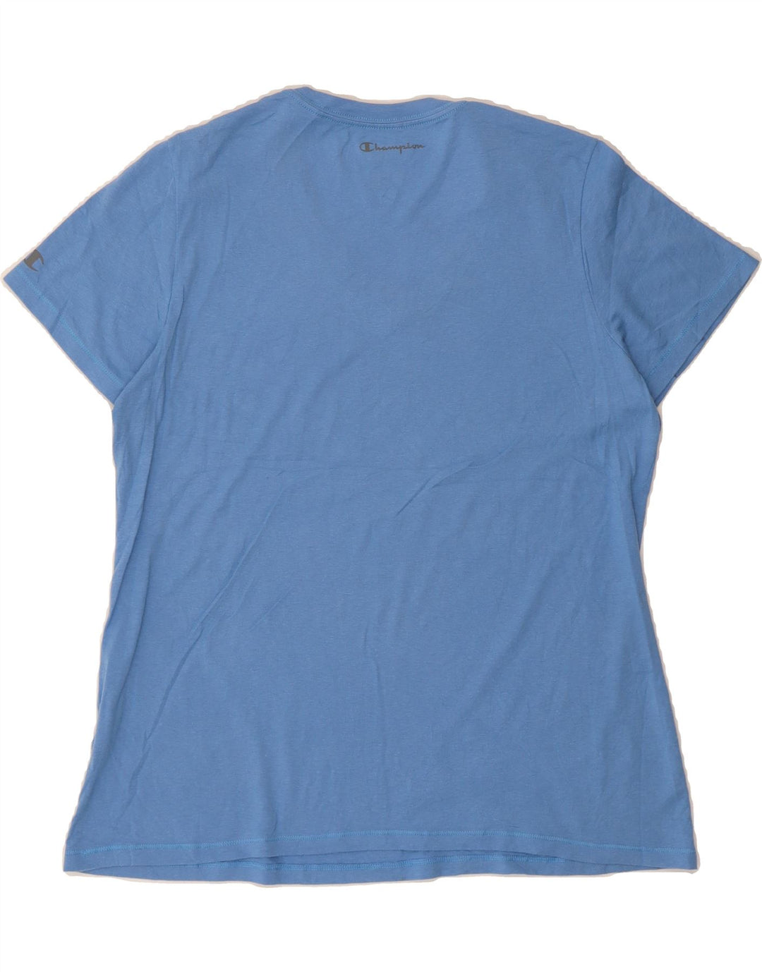 CHAMPION Womens T-Shirt Top UK 18 XL Blue Cotton Vintage Champion and Second-Hand Champion from Messina Hembry 
