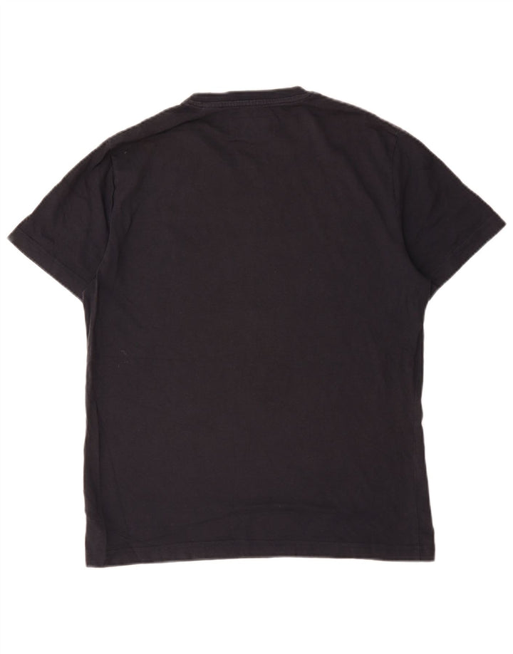 Camiseta masculina Penguin Top médio algodão azul marinho