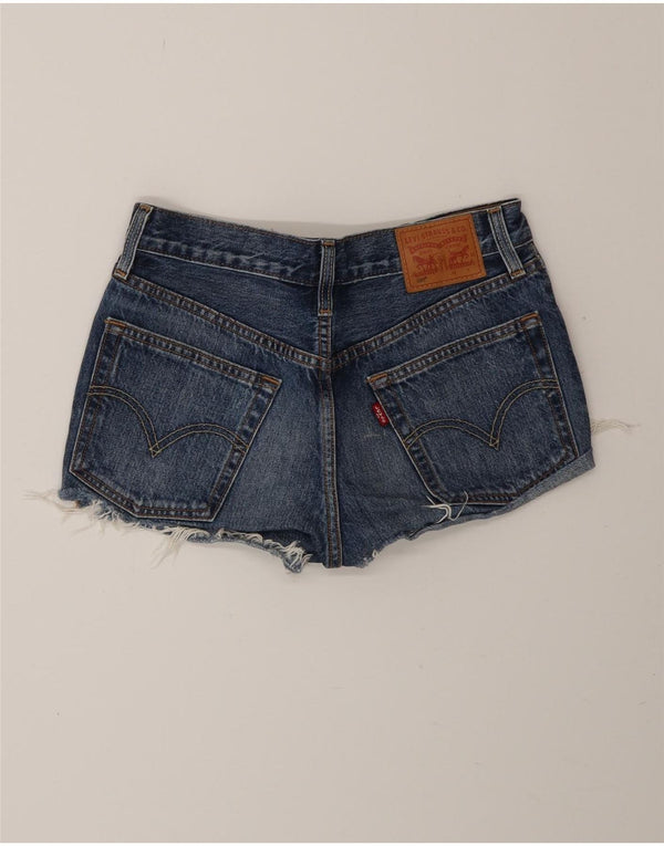 Calça jeans feminina 501 da Levi's W24 XS azul algodão