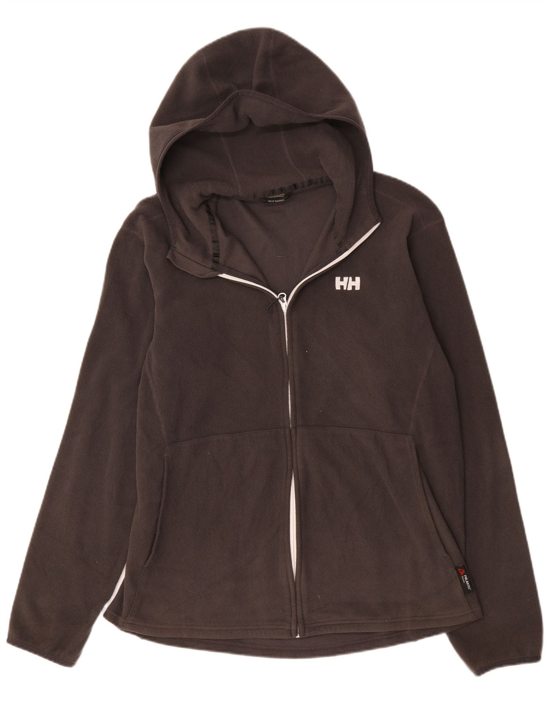 Jaqueta de lã com capuz masculina Helly Hansen Reino Unido 40 poliéster cinza grande