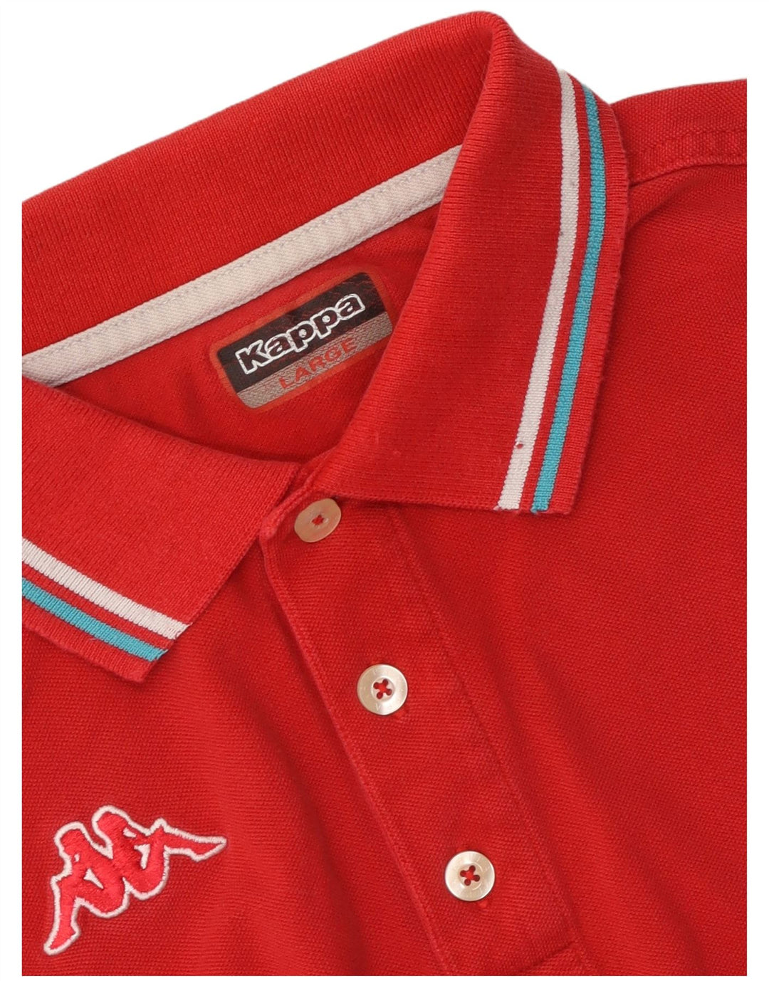 Camisa polo masculina Kappa grande vermelha