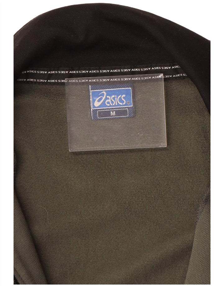 ASICS Womens Loose Fit Tracksuit Top Jacket Reino Unido 14 Médio Caqui