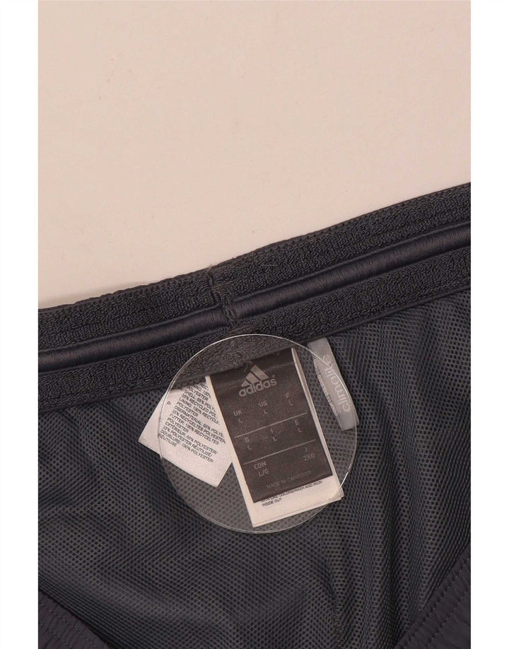 Adidas Masculino Climalite Sport Shorts Grande Cinza Poliéster