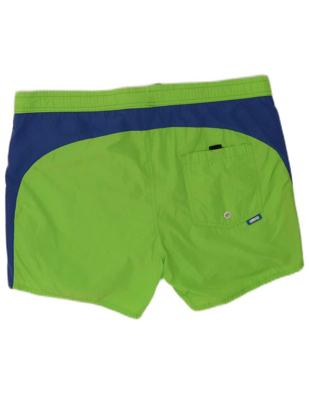 Arena Mens Natação Shorts Poliéster Colourblock Verde Médio