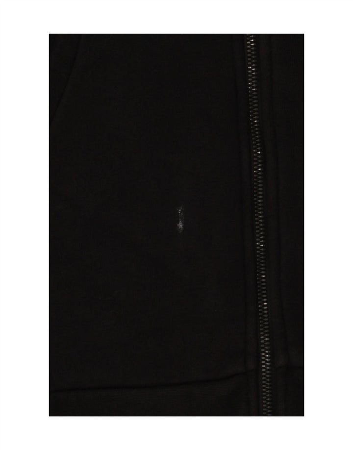 Suéter adidas masculino com capuz e zíper médio preto