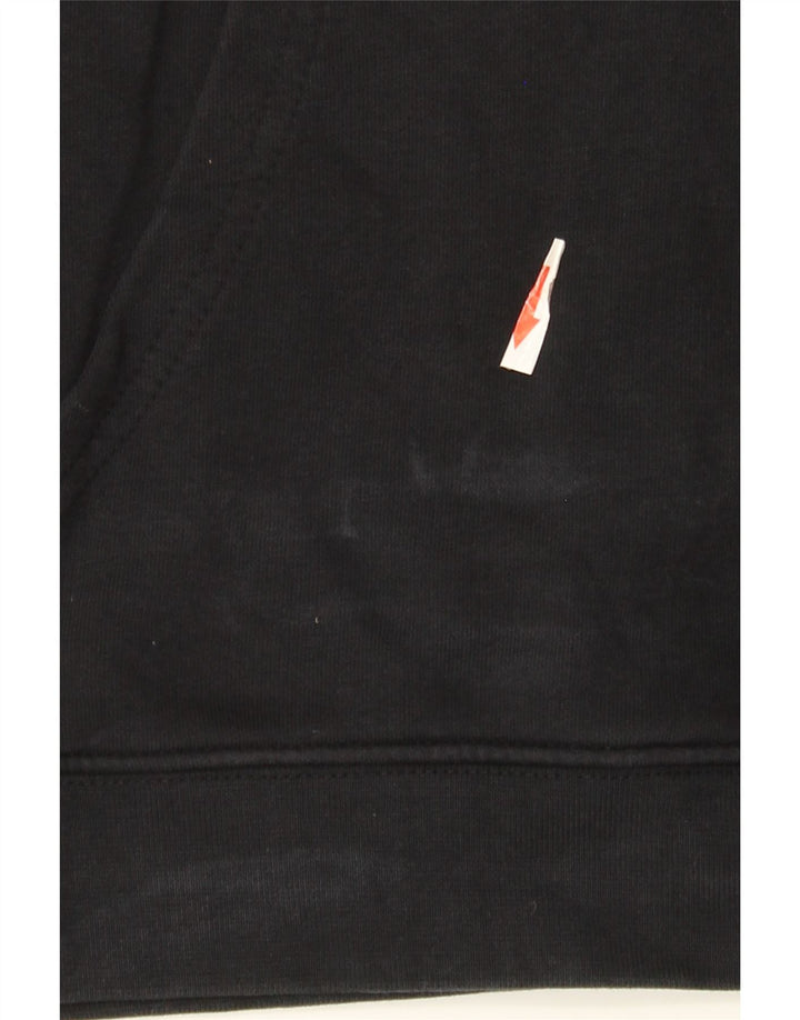 Jumper masculino com capuz Champion pequeno algodão preto