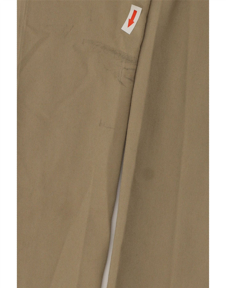 Calça masculina MARKS & SPENCER com pegged terno W36 L31 algodão bege