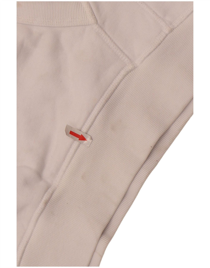 Jack Wills moletom com capuz masculino gráfico médio algodão branco