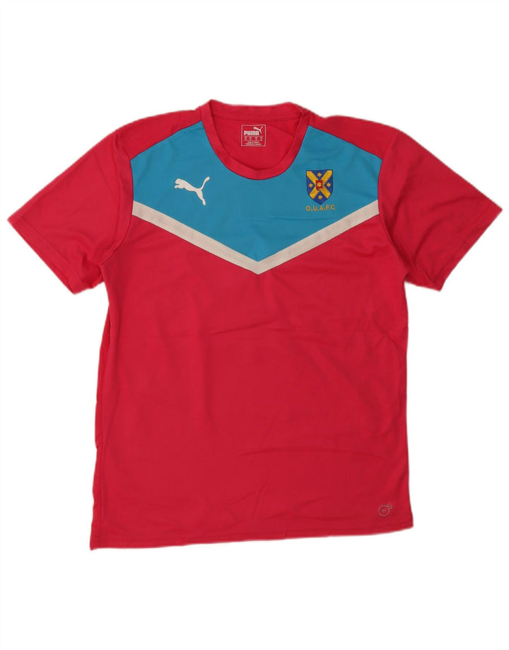 Camiseta masculina Puma Graphic Top Medium Pink Colourblock