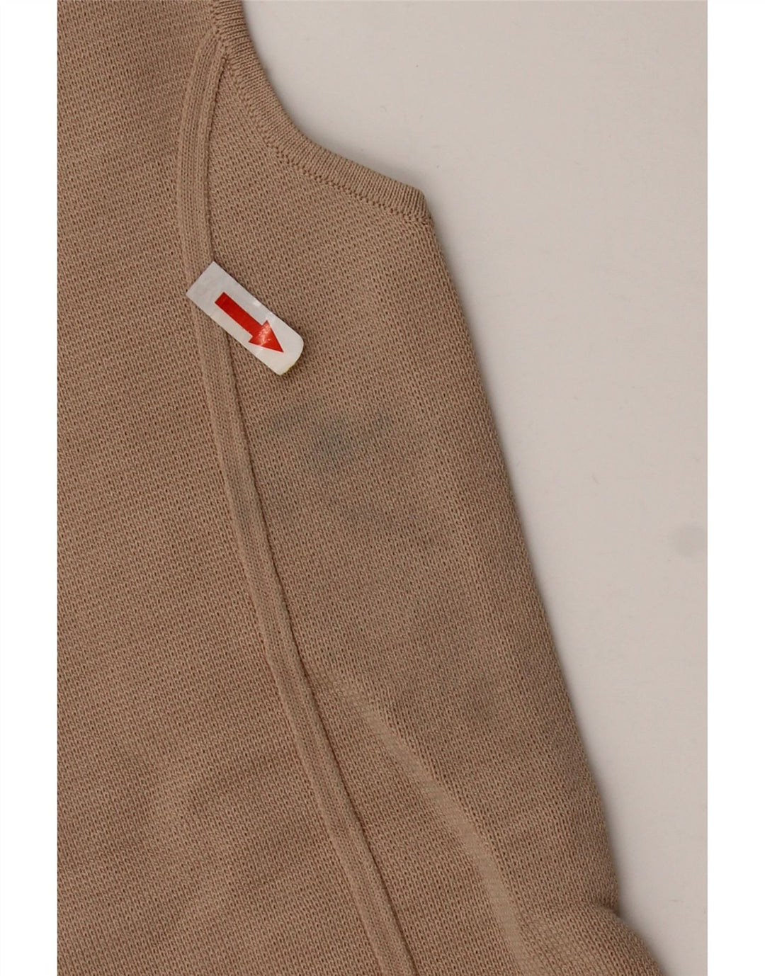 Zara Womens Crop Top UK 12 Médio Bege Nylon
