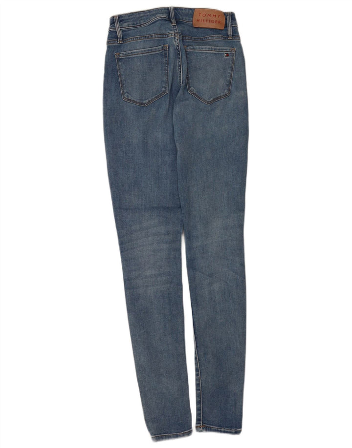 Tommy Hilfiger Feminino Como Jegging Jeans W28 L32 Azul Algodão