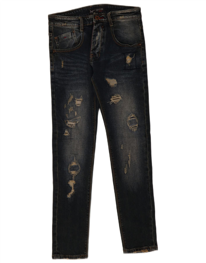 Calça jeans slim masculina SPITFIRE W30 L31 algodão azul marinho