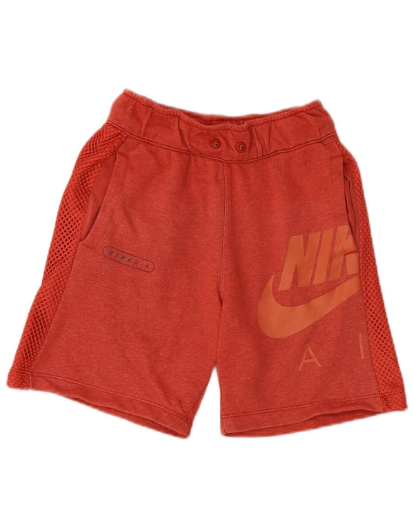 Shorts esportivos Nike Boys Graphic Regular 10-11 anos Wmédio rosa algodão