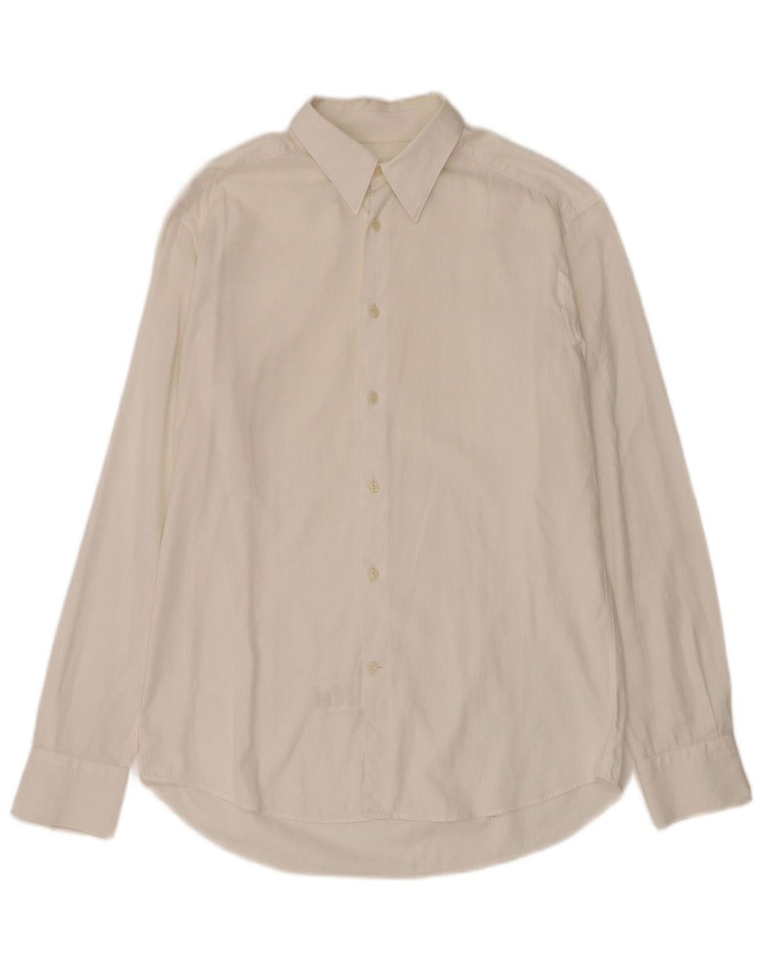 Camisa masculina Versace tamanho 41 16 grande algodão branco